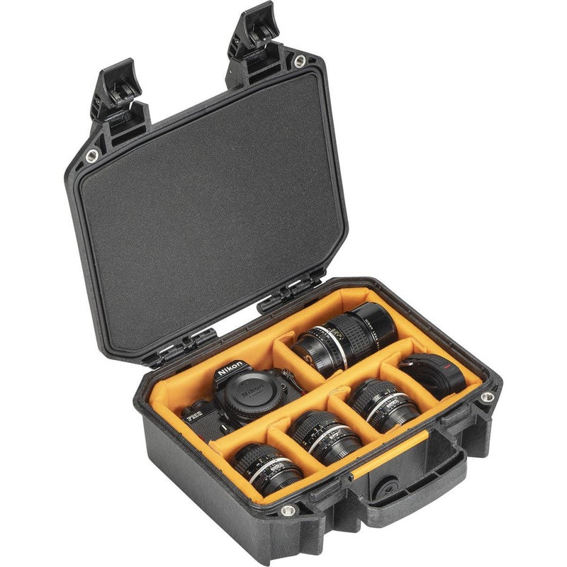Pelican Vault - V100 Multi-Purpose Hard Case with Padded Dividers for Camera, Drone, Equipment, Electronics, and Gear (Black) - Image 4