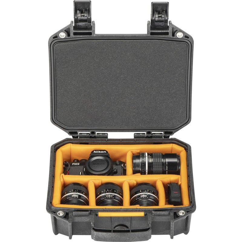 Pelican Vault - V100 Multi-Purpose Hard Case with Padded Dividers for Camera, Drone, Equipment, Electronics, and Gear (Black) - Image 3