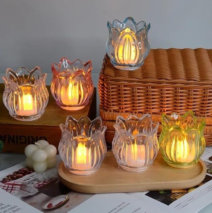 1 Pack LED Candles Battery Operated Warm White LED Light Candles for Home Bedroom Wedding Party Table Celebration Halloween Christmas Decorations (Shape 5) - Image 2