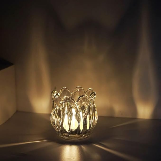 1 Pack LED Candles Battery Operated Warm White LED Light Candles for Home Bedroom Wedding Party Table Celebration Halloween Christmas Decorations (Shape 5) - Image 1