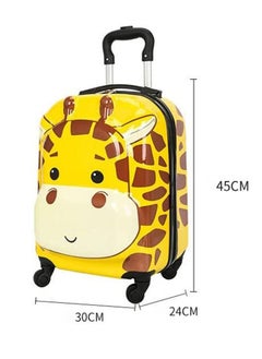 GoldenLike Kids Luggage Travel Suitcase 18 Inch Cartoon Rolling Trolley Case with Wheels Children's Carry on Luggage Portable Waterproof Kid Suitcase  - Image 3