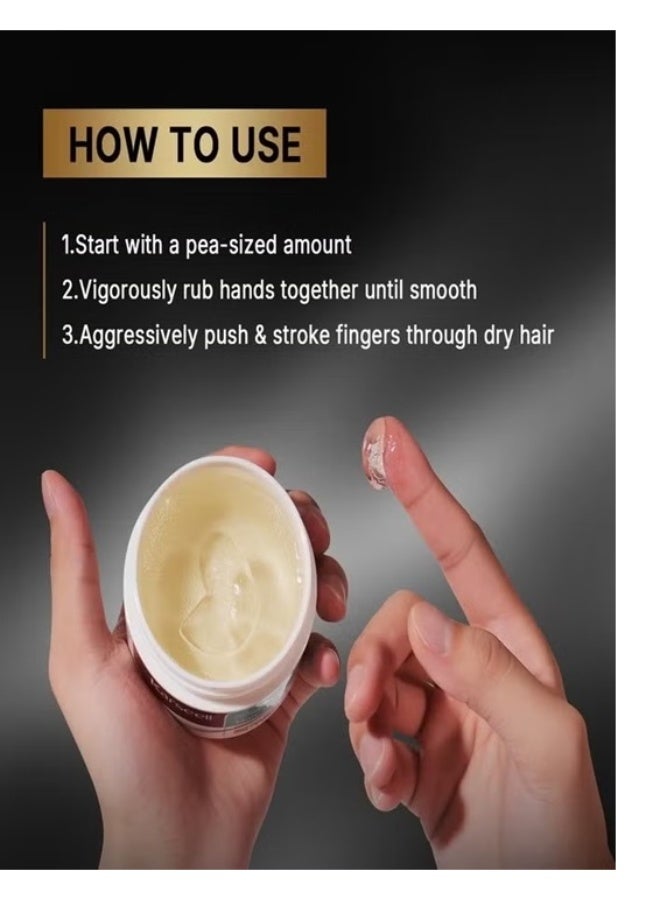 Karseell Maca Power Hair Matte Wax 100g | Strong Hold Styling Wax for Men & Women | Natural Matte Finish | Long-Lasting Texture Control | No Shine, No Greasy Residue - Image 4