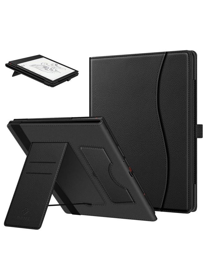 Fintie Stand Case for 10.3" BOOX Note Air3 C/Note Air 3 B/W E Ink Tablet ePaper - Premium PU Leather Stand Cover Auto Sleep/Wake with Card Slot and Pen Holder, Black