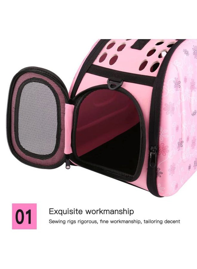 Lovely Floral Breathable Outdoor Carrier Bag Pink Myard - Image 2