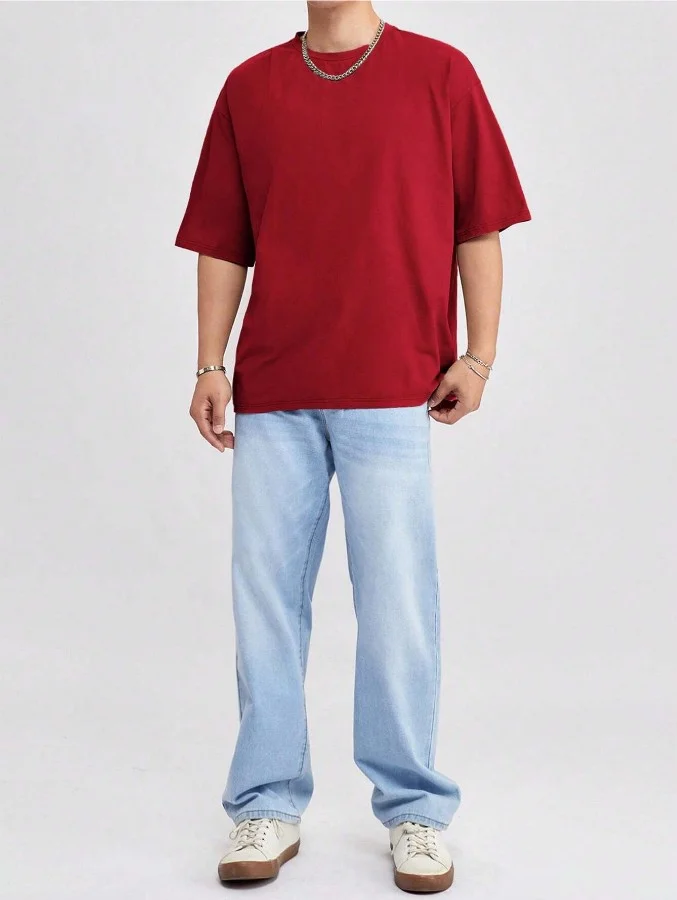 Cool Tarz Cool Style Men's Crew Neck 100% Cotton T-Shirt