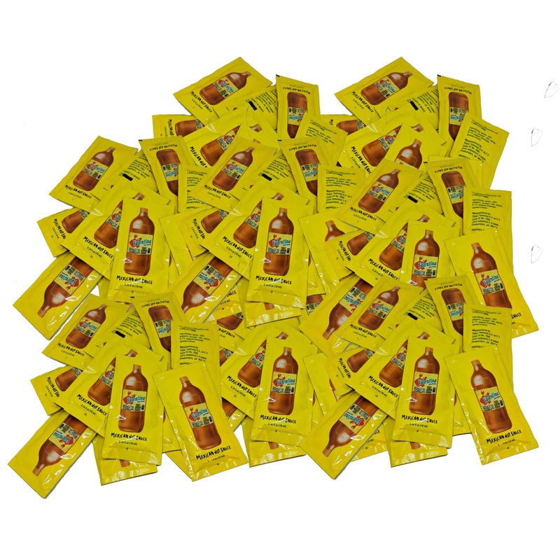 Valentina Mexican Hot Sauce  Picante Salsa Seasoning Salt Spice Mix Made From Chili Peppers Perfect for Chips Fast Foods Lunch Snacks or More 100 Packets of 03 Ounce 8 grams - Image 3