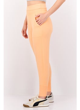 Aerie Women Regular Fit Solid Leggings, Peach  - Image 4