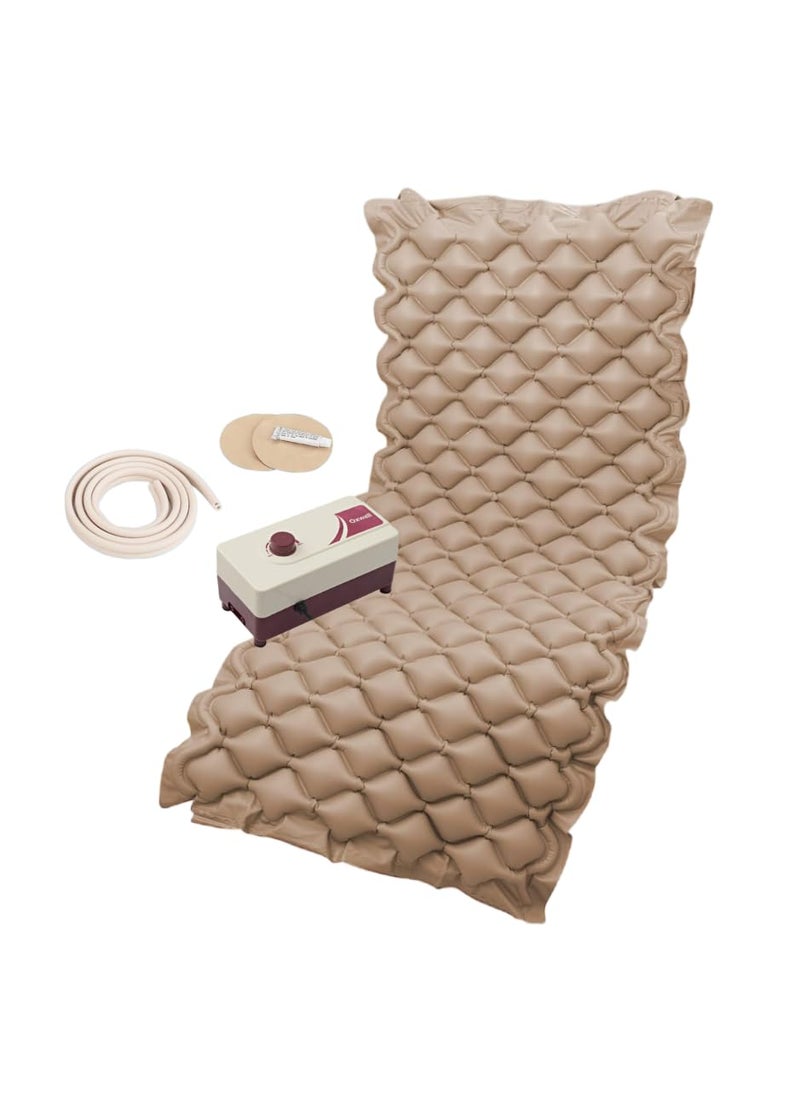Sanvin India Sanvin India Air Mattress Anti Decubitus Air Pump with Repair Kit Bubble Mattress Inflatable Portable Mattress D2 