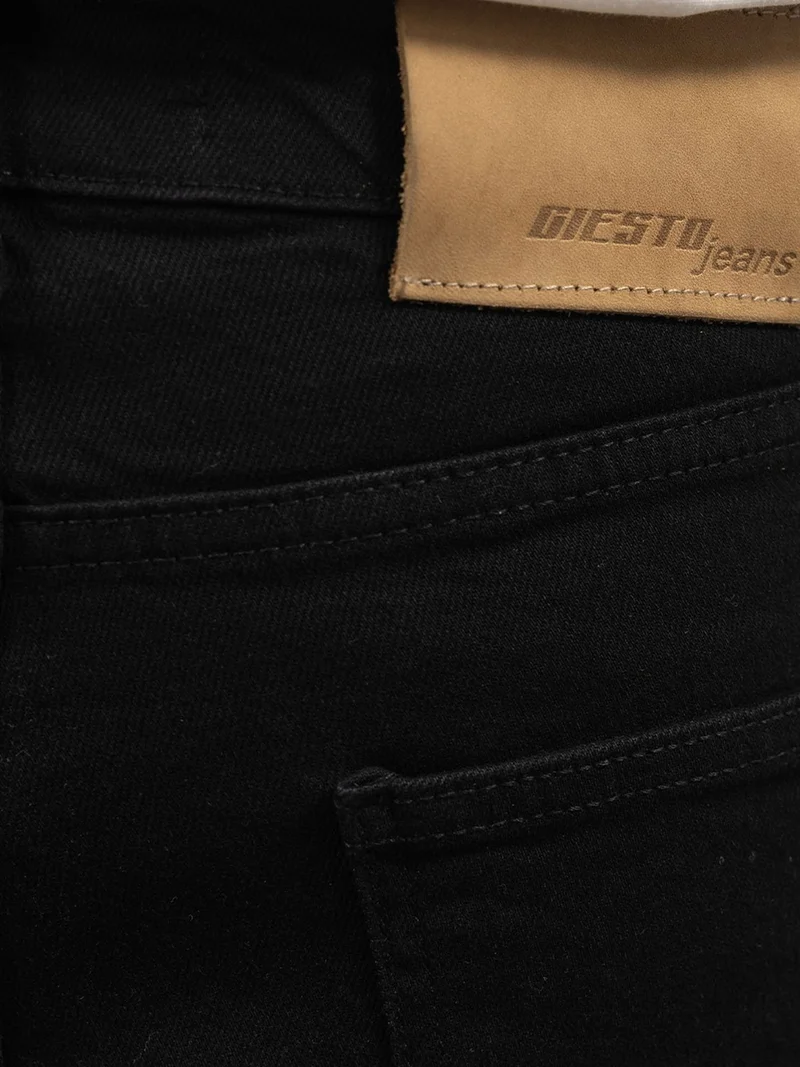 Giesto Black GIESTO Slim Fit Skinny Leg Denim Jeans for Men | Best Price UAE