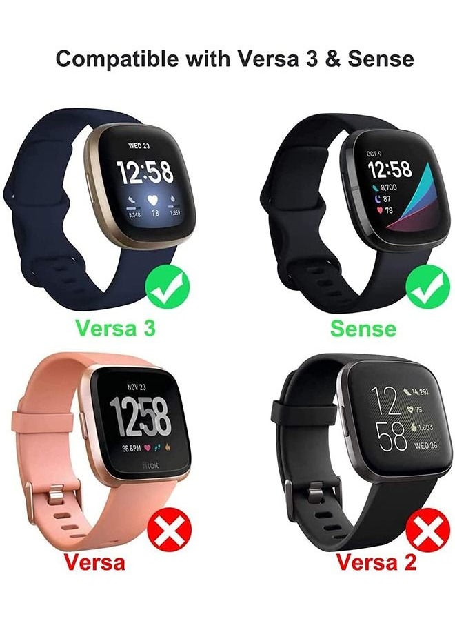 All Around Ultra Thin Plated Scratch-Resist Case for Fitbit Versa 3/ Sense Rose Gold