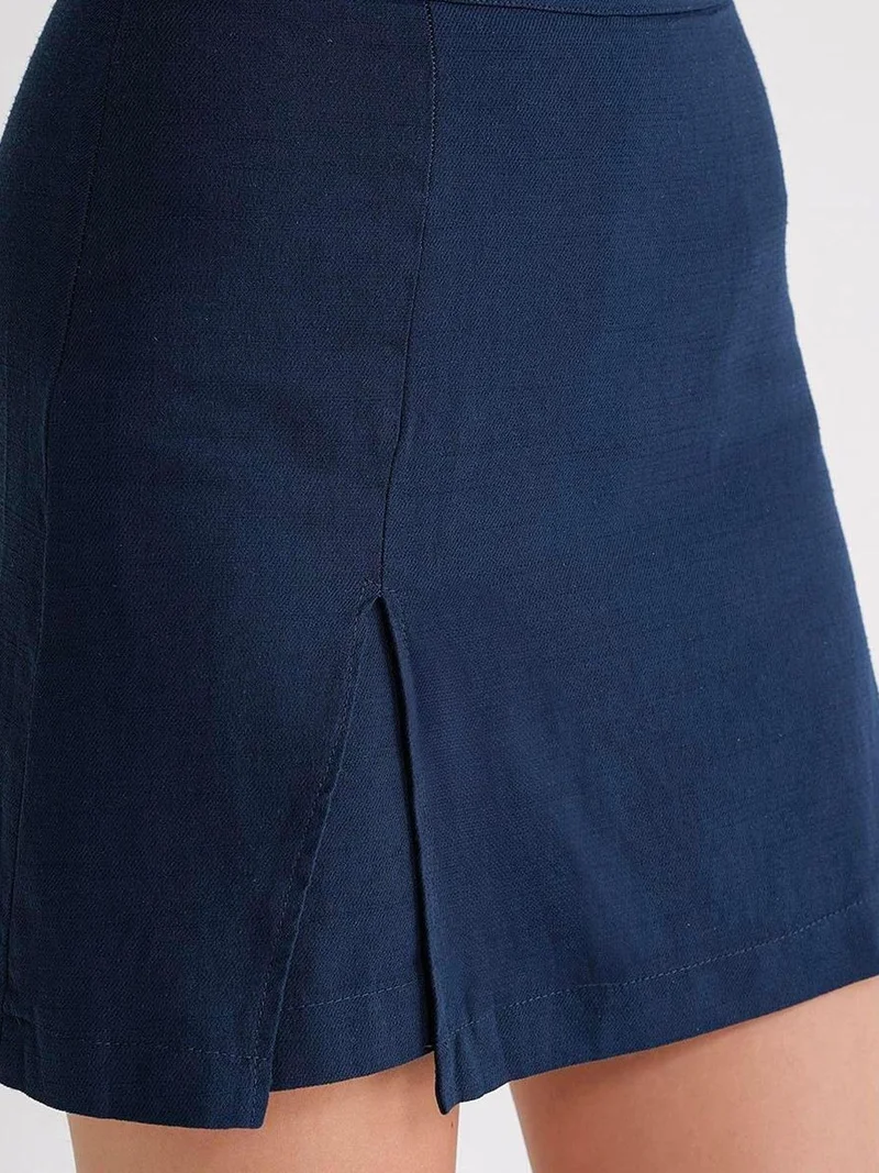 ميكسراي تنورة ميكسراي قصيرة بفتحة