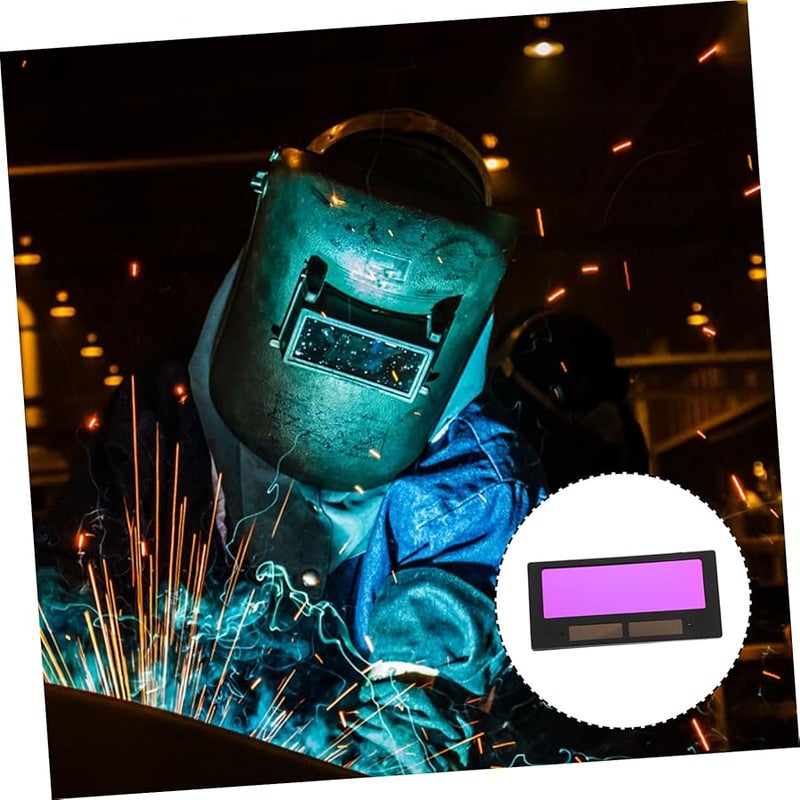 قناع اللحام ذو العدسات الداكنة تلقائياً، عدسة التعتيم الآلي، فلتر بصري متعدد للأشعة فوق البنفسجية، غطاء واقي - Image 5