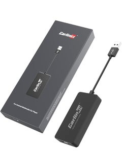 Carlinkit Wireless Adapter for Android Head Unit- Wireless CarPlay & Android Auto 2-in-1 Dongle - Support Screen Mirroring/Voice Control/Steering Wheel Control- Only Fit for Android Car Radio