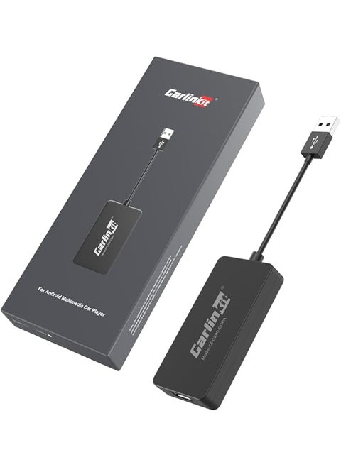Carlinkit Wireless Adapter for Android Head Unit- Wireless CarPlay & Android Auto 2-in-1 Dongle - Support Screen Mirroring/Voice Control/Steering Wheel Control- Only Fit for Android Car Radio