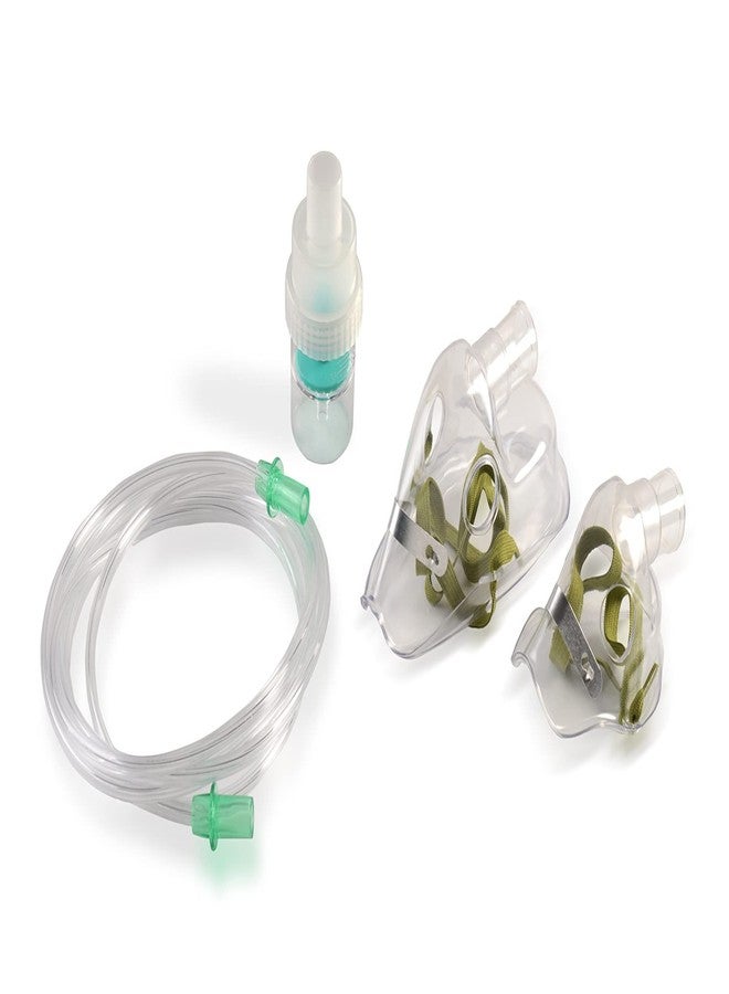 Thermomate TP-Nebulizerkit1 Nebulizer Kit Both Child and Adult Mask (White) Made in India - Image 1