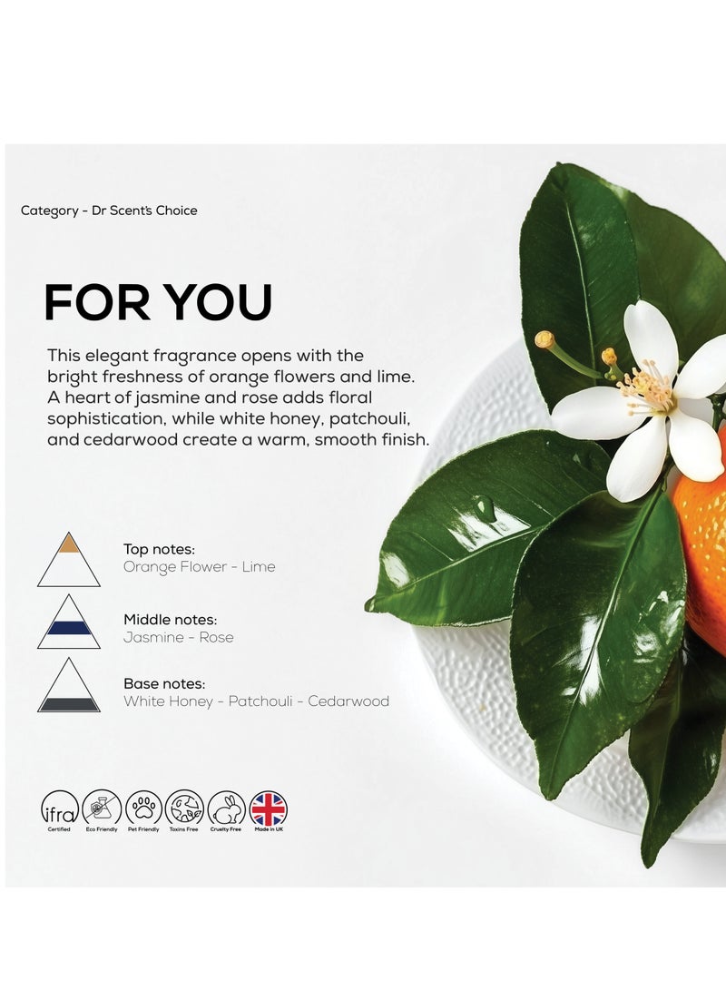 Dr Scent Breeze of Joy Diffuser Aroma For You (170ml) – Luxurious Home, Hotel & Spa Fragrance | Notes of Orange Blossom, Jasmine, Rose, Freesia White Honey, Patchouli & Cedarwood | Made in the UK - Image 2