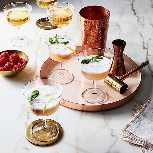 Bormioli Rocco Bartender Novecento 7.5 oz. Fizz Cocktail Glasses, Set of 4, Clear - Image 3