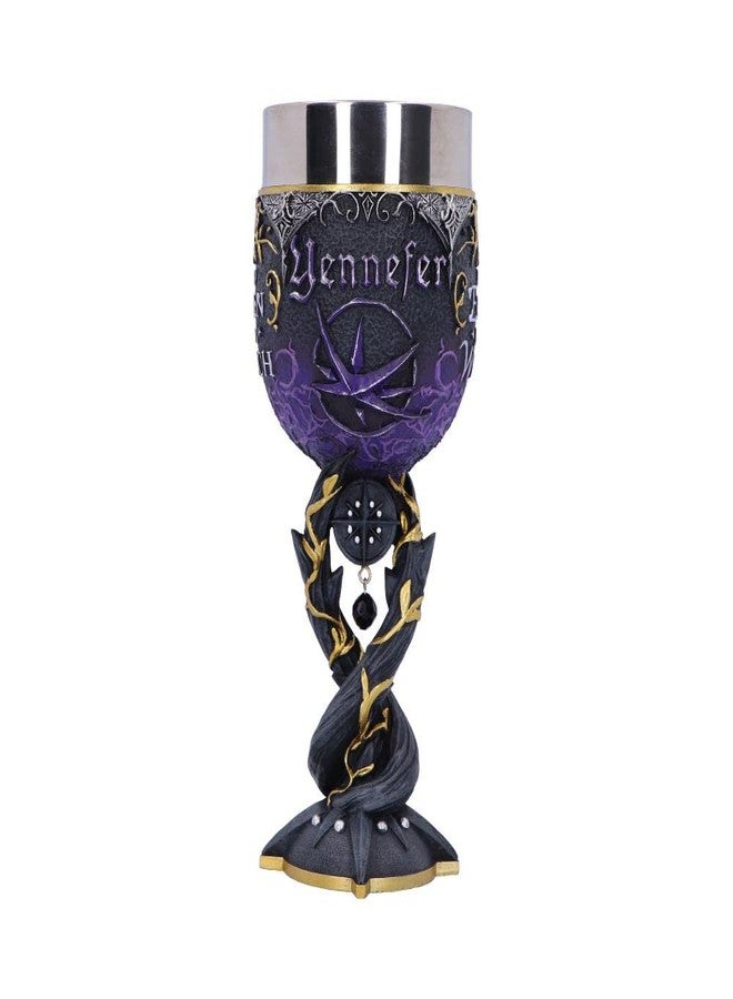 Nemesis Now Officially Licensed The Witcher Yennefer Goblet 19.5cm, Black - Image 1