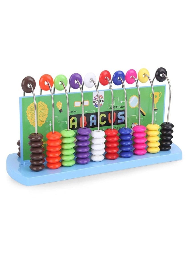 PEZYOX Educational Abacus Senior for Kids to Count, add & Subtract with Colourful Beads - Image 2