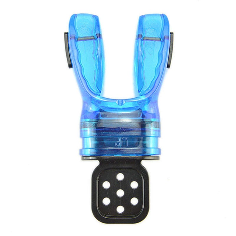 Tookie Scuba Diving Mouthpiece Denpetec Scuba Diving Mouthpiece Practical Gear Silicone Bite Moldable Scuba Diving Dive Mouthpiece Regulator with Tie Wrap for AdultsBlue