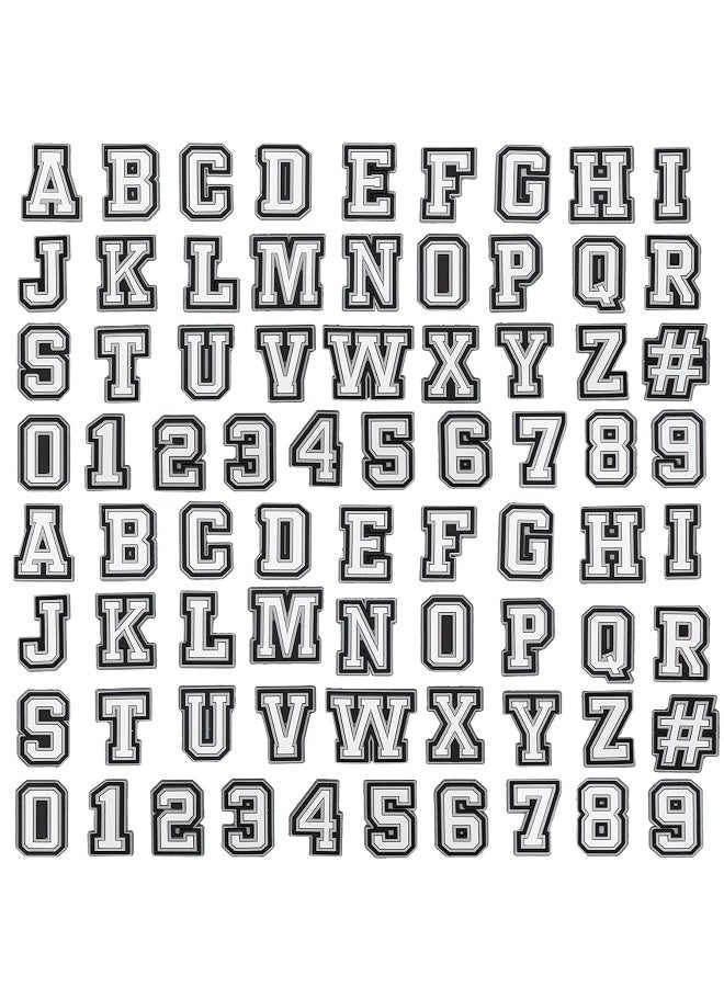 Shoe Decoration Charms Shoe Charms for Croc 74 Pcs Letters Numbers Shoe Double A-Z Letters & 0-9# Numbers for Bracelets Decoration for Boys and girls Teens Party Favor Birthday Gifts  - Image 2