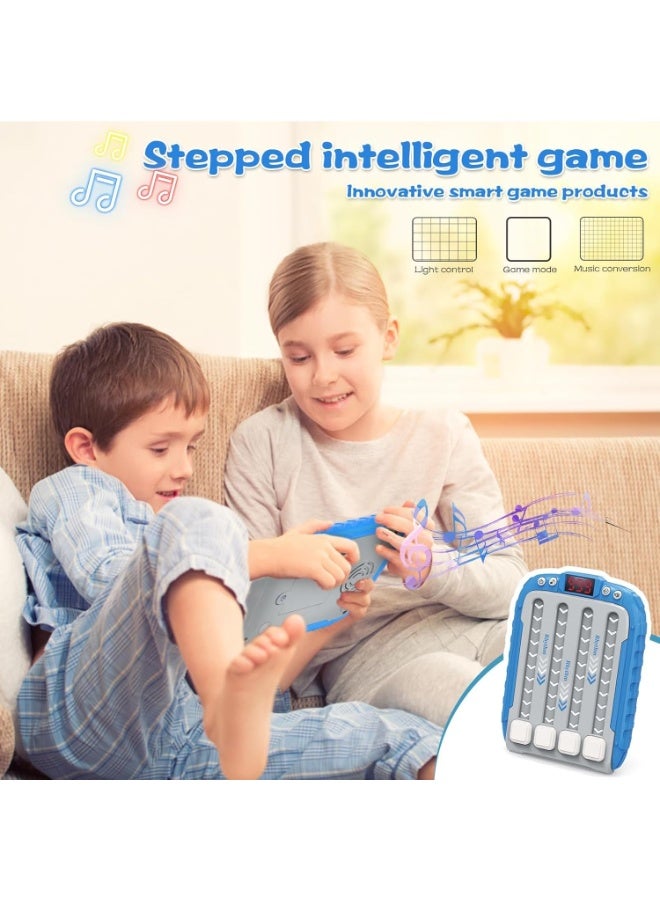 Rhythm rapid push game console, educational finger press game console, travel handheld puzzle game, music level challenge game console, multiplayer battle children's toy, reaction button game console with music and lights - Image 3