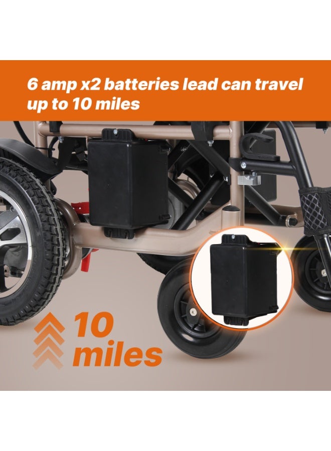 O.N.E O.N.E Heavy duty long travel wheelchair 46cm wide seat foldable adjustable with electronic remote 360º rotation for adult, elderly, disabled - Image 5