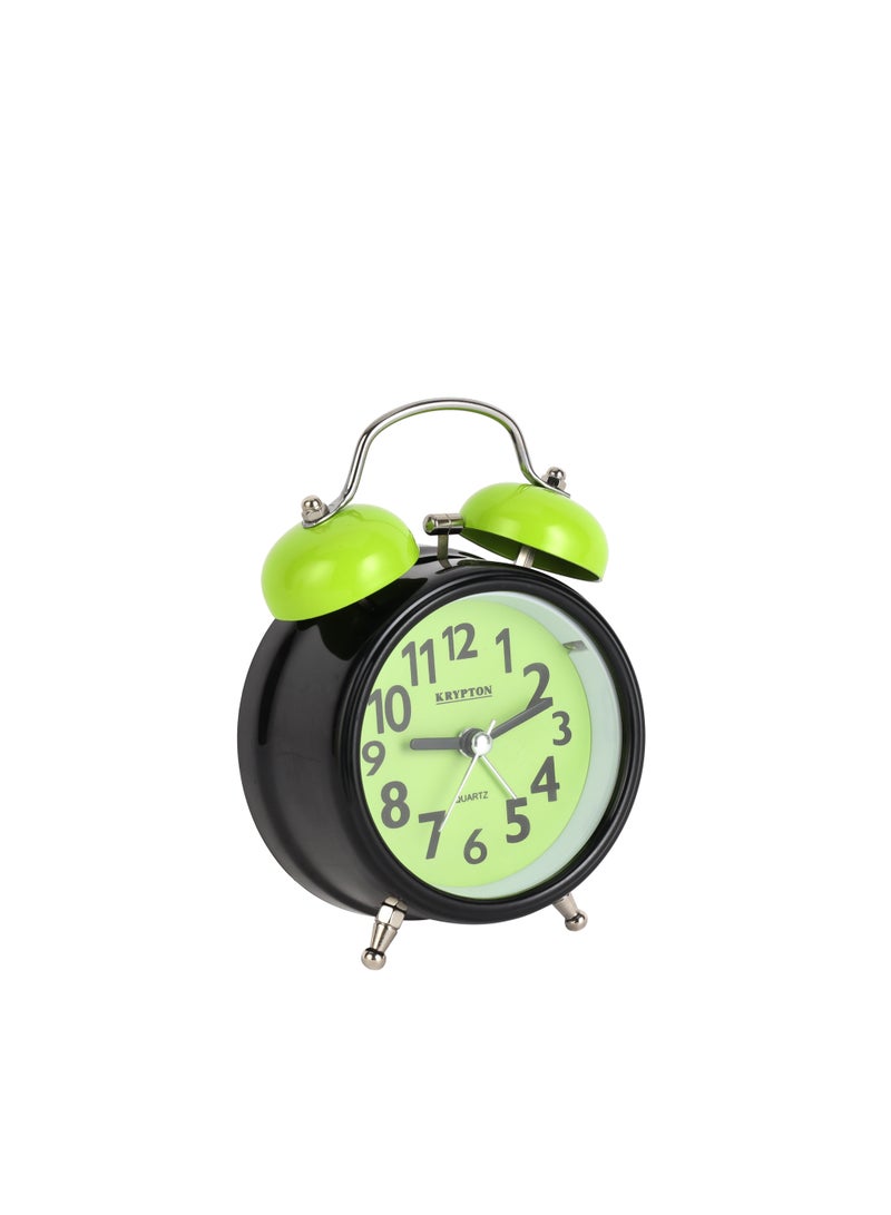 KRYPTON Krypton Alarm Clock- KNWC6586/ Double Bell with Light, Heavy Sleep Wake Up, Super Loud/ Plastic Case, Ideal for Home, Living, Kids Room, etc. |  2 Years Warranty  - Image 2