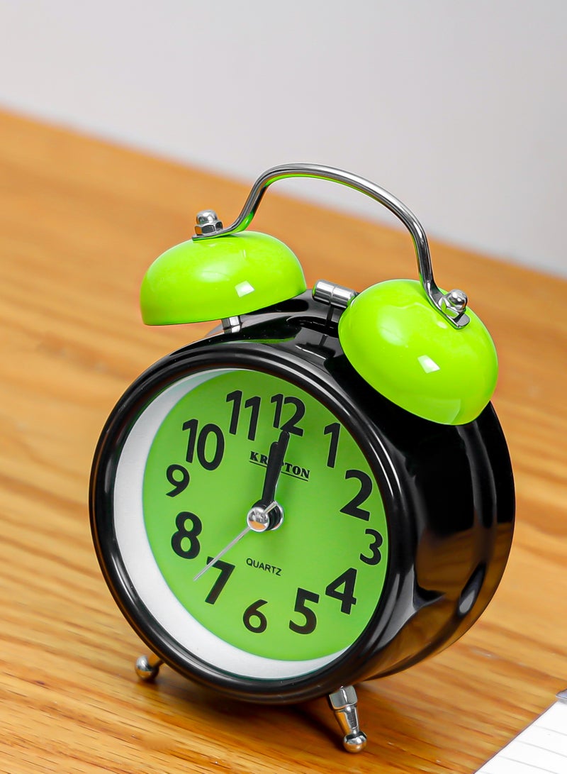 KRYPTON Krypton Alarm Clock- KNWC6586/ Double Bell with Light, Heavy Sleep Wake Up, Super Loud/ Plastic Case, Ideal for Home, Living, Kids Room, etc. |  2 Years Warranty  - Image 4