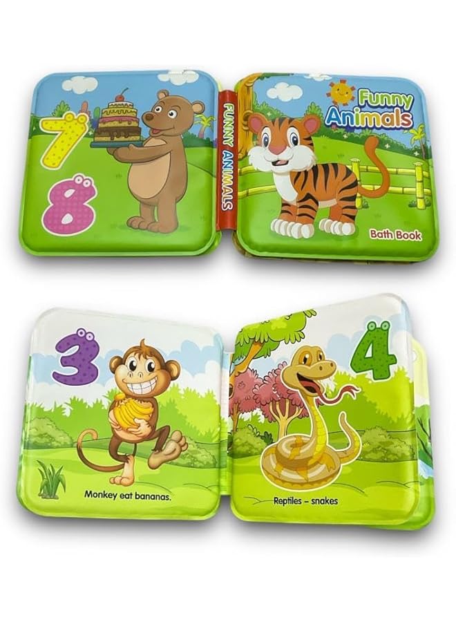 FUN MOMENT Baby Bath Book Educational Book For Baby Bath - Image 1