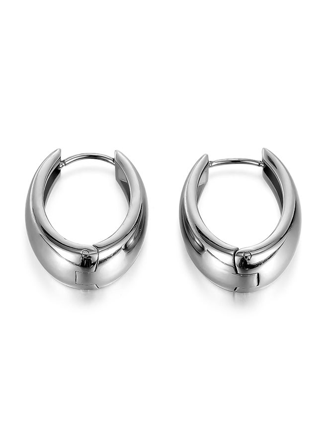Ins Style Simple And Versatile Earrings Fashionable And High-End Women'S Geometric U-Shaped Minimalist Earrings - Image 1