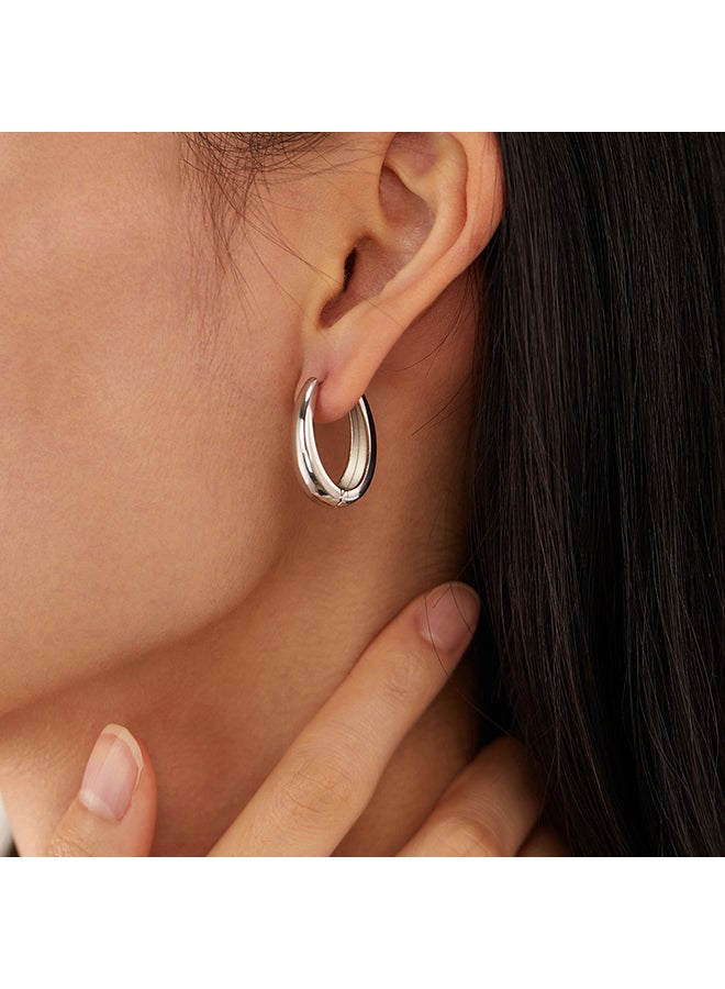 Ins Style Simple And Versatile Earrings Fashionable And High-End Women'S Geometric U-Shaped Minimalist Earrings - Image 3