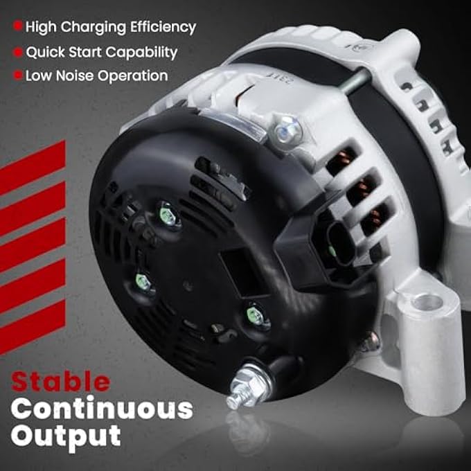 AOTPAT High Output Alternator for:-buick enclave 2008-2017, for:-chevrolet traverse 2009-2017,for:-gmc acadia 2007-2016,acadia limited 2017,for:-saturn outlook 2007-2010 OE#25815839,104210-6310,170Amp - Image 5