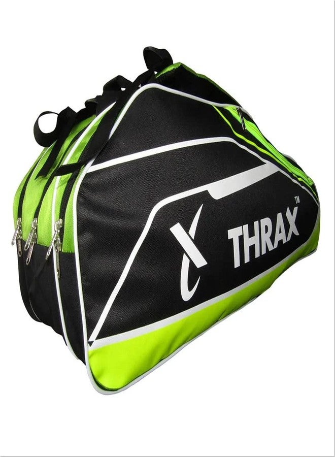 THRAX Aura X10 Badminton Kit Bag Black Lime - Image 1