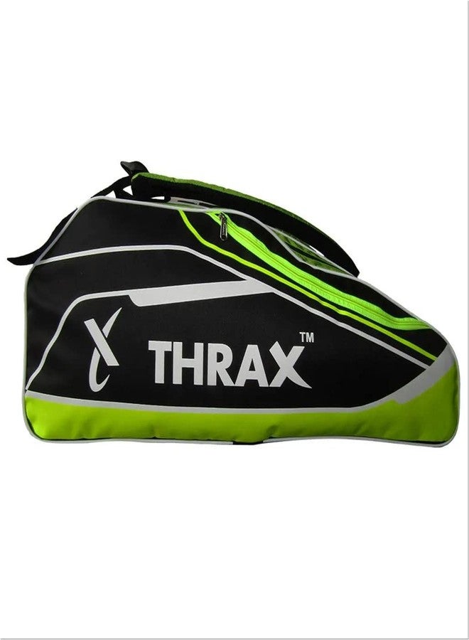 THRAX Aura X10 Badminton Kit Bag Black Lime - Image 2