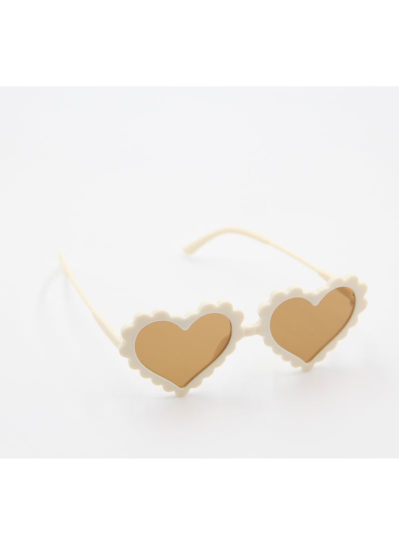 D'Daniela Ana Glasses and Headband Set For Babies and Girls Cream Colour - Image 2