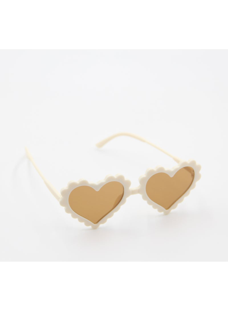 D'Daniela Ana Glasses and Headband Set For Babies and Girls Cream Colour - Image 3