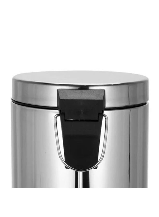 AKC Stainless Steel Pedal Trash Can with Lid - Silent Close & Anti-Odor | Hands-Free Foot Pedal Bin for Bathroom, Kitchen, Bedroom, Office - Durable & Rust-Resistant Waste Bin (30 Liters) - Image 2