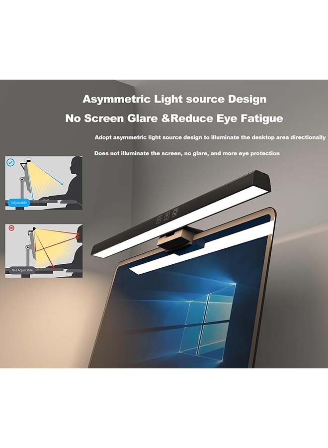 DURKU Monitor Light, LED Computer Monitor Lamp, Three lighting modes, Hue Adjustment Features,  E-Reading USB Powered Lamp, Touch Control, for Desk/Gaming/Office, Complements With Backlight-83x30x330mm - Image 5
