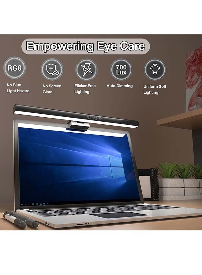 DURKU Monitor Light, LED Computer Monitor Lamp, Three lighting modes, Hue Adjustment Features,  E-Reading USB Powered Lamp, Touch Control, for Desk/Gaming/Office, Complements With Backlight-83x30x330mm - Image 3