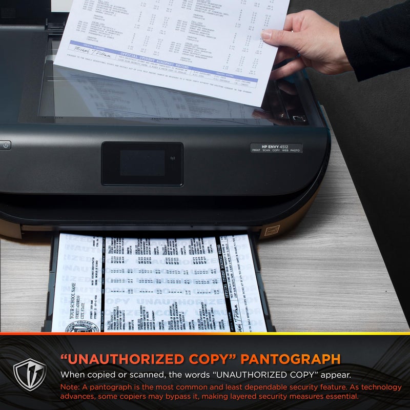 DocuGard Standard Blue Multi-Purpose Security Paper - Fraud Prevention - 2 Security Features - Laser & Inkjet Printer Compatible - 8.5" x 11â€œ - 24 lb - 500 Sheets (04540) - Image 3