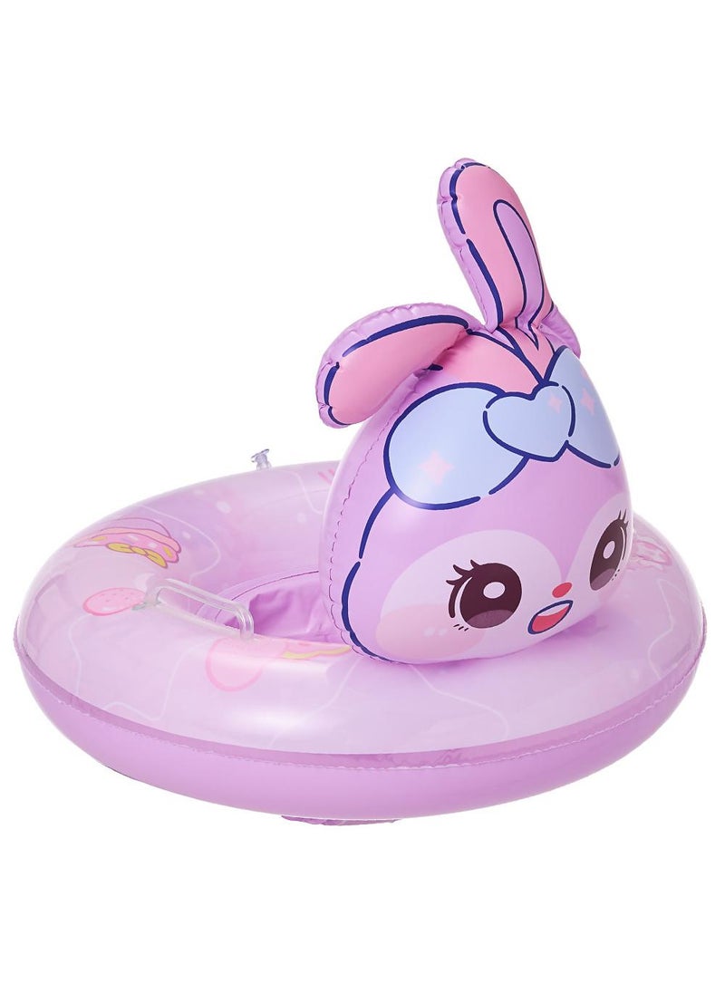 Y&D Baby Swimming Float Ring with Seat, Inflatable Children Waist Float Ring, Baby Free Swimming Ring, Safe and Durable, Pool Tool for The Age of 1-5 Years Kids,Purple-C 
