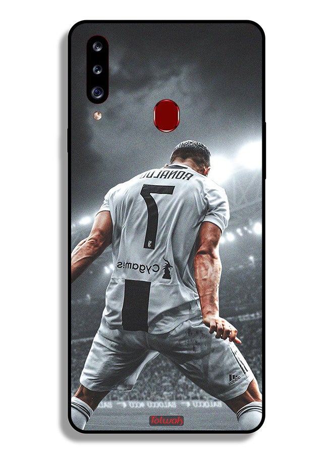Tolwak Samsung Galaxy A20s Protective Case Cover Cristiano Ronaldo Celebration - Image 1