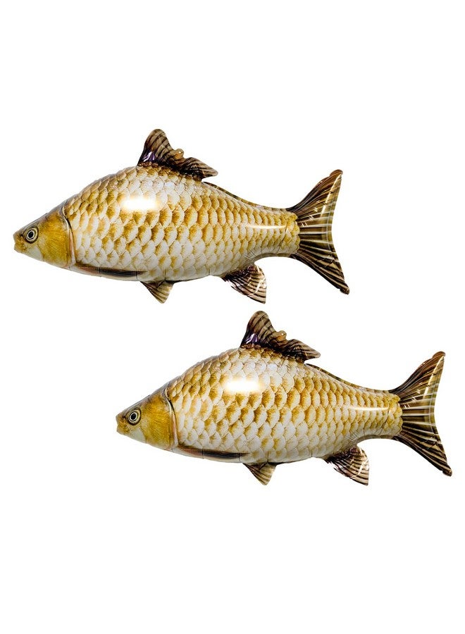 CYMYLAR 5Pcs Realistic fish balloons,Inflatable Carp Balloons for Fishing Party Decorations/Ocean Theme/Summer Pool Decor/Photo Props for Kids and Adults"  - Image 2