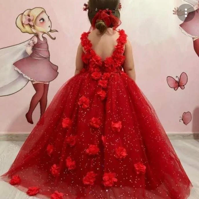 ماشو تريند Floral Tulle Ballgown Dress