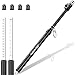 EVOULTES Heavy Duty Tire Pressure Gauge StraightOn Dual Head Air Pressure Gauge Range 10150 PSI Air Gauge 4 Valve Caps Semi Truck Tire Gauge for Truck RV Car - Image 2