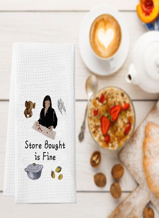 WCGXKO Ina Fans Gift Store Bought is Fine Kitchen Towel Foodie Lover Gift Ina Inspired Gift Tea Towel (Fine Towel) - Image 3