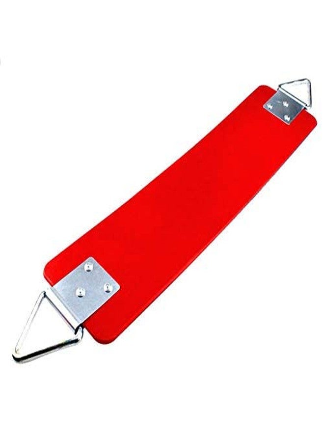 SSD RC SSD Flexible Heavy Duty Swing Seat Set with Metal Triangle Ring for Kids/Adults | Red | Weight Support Upto 300kg (RED01) - Image 1