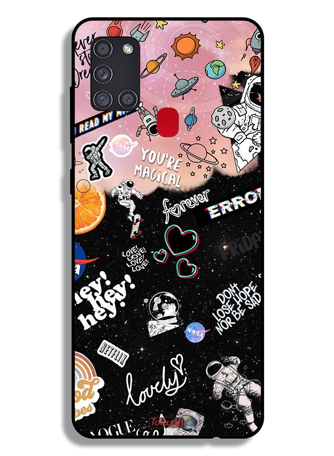 Tolwak Samsung Galaxy A21s Protective Case Cover You Read My Mind - Image 1