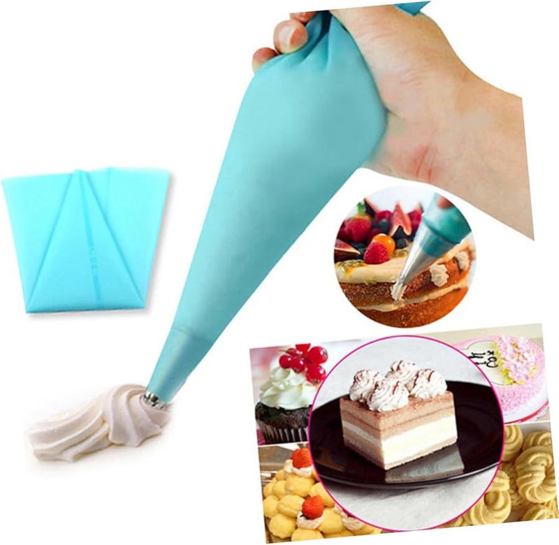 Reusable Silicone Pastry Piping Bag For Cake Cookie Dessert Baking Decoration - Image 3